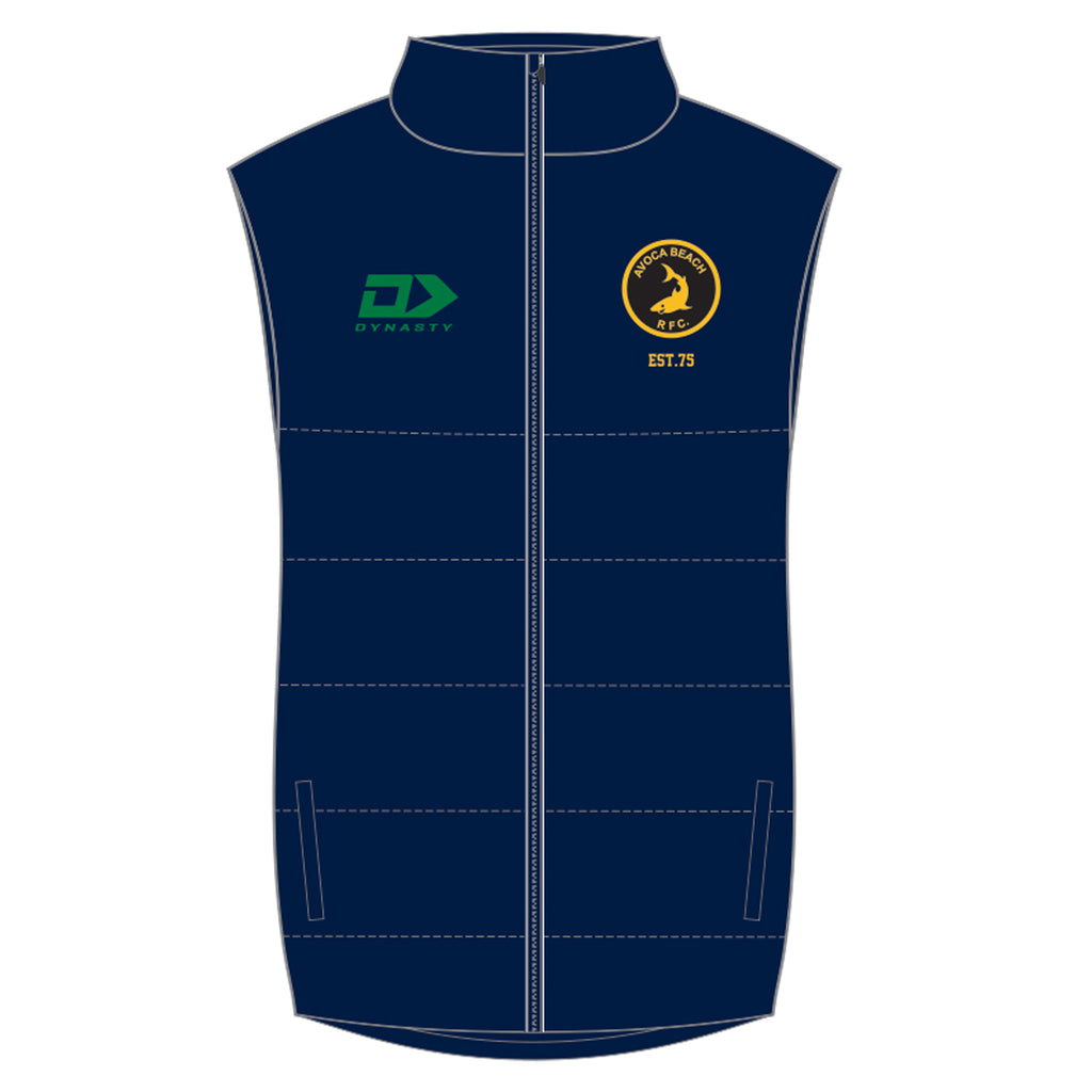 Women's Navy Padded Vest IN STOCK