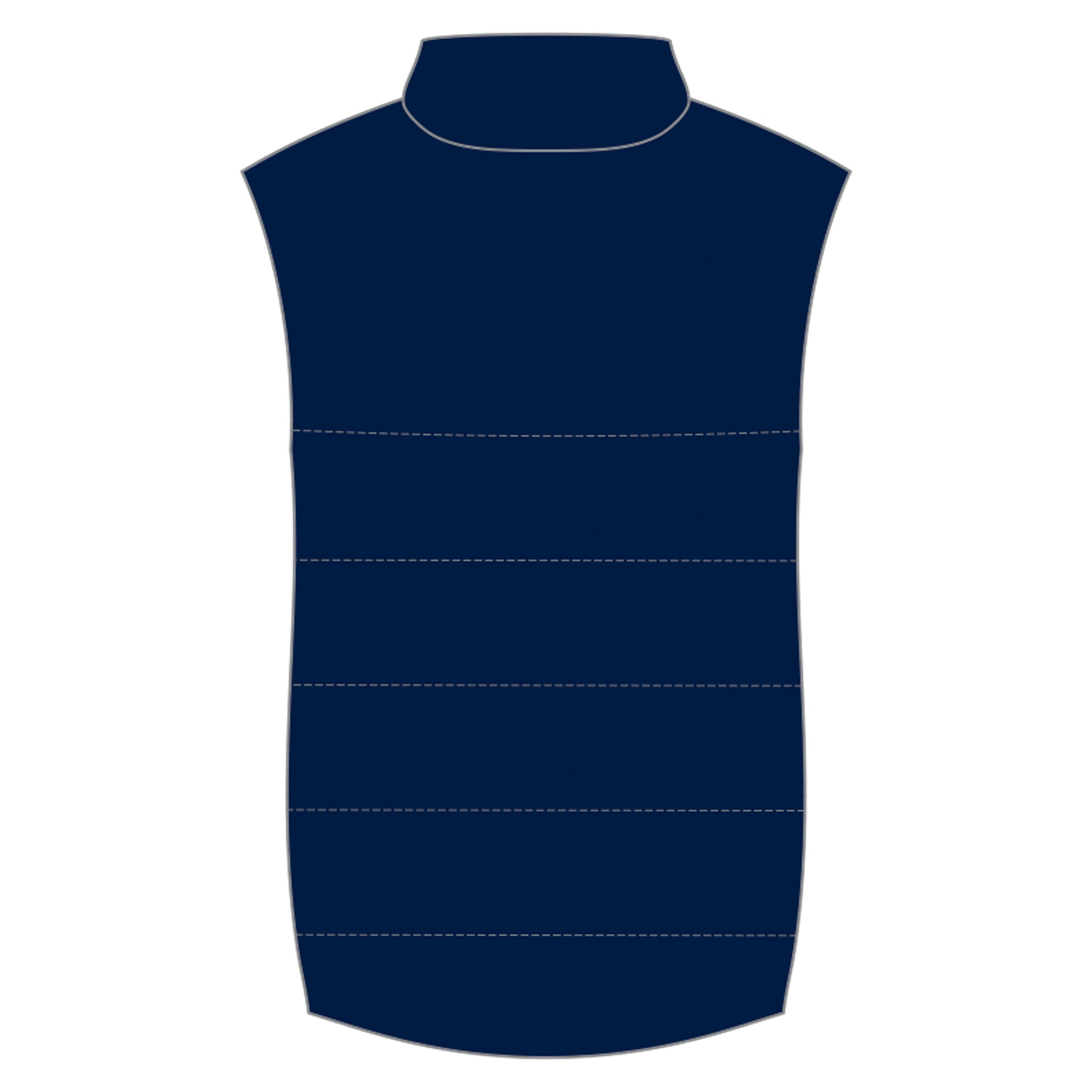 Women's Navy Padded Vest IN STOCK